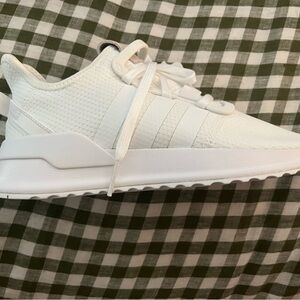 Adidas White U_Path Running Shoes